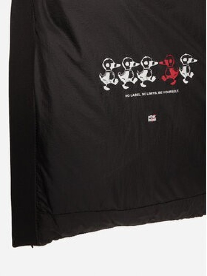 After Label Bezrękawnik Anapa A00001 Czarny Regular Fit