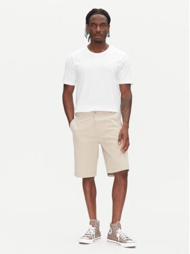 Lee Szorty materiałowe 112349200 Beżowy Regular Fit