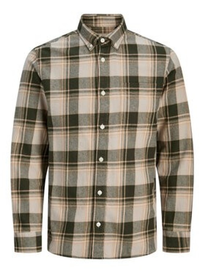 Jack & Jones Koszula Blubrook 12282354 Beżowy Regular Fit