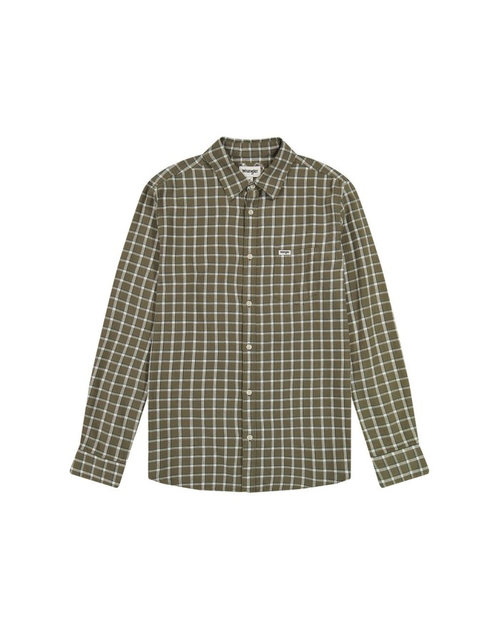 WRANGLER MĘSKA KOSZULA 1 PKT SHIRT DUSTY GREEN 112356770 W5X2017359