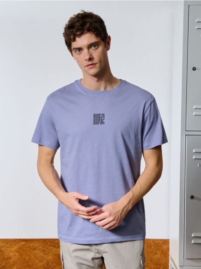 Koszulka z nadrukiem - fioletowy