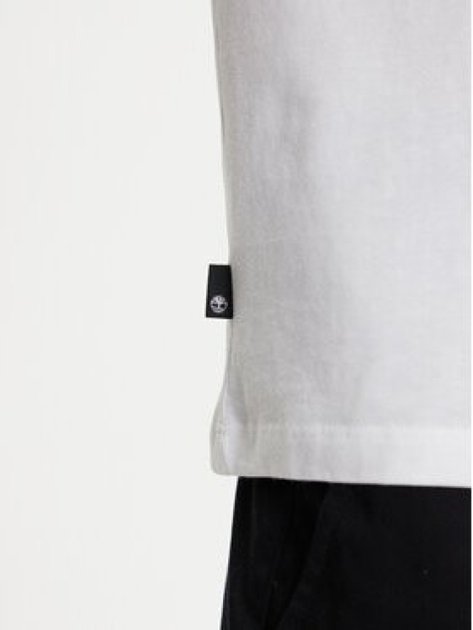 Timberland T-Shirt TB0A5QS2 Biały Regular Fit