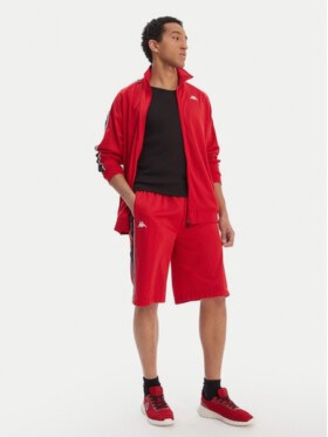 Kappa Szorty sportowe Banda Treadwellz 304KQ20 Czerwony Regular Fit