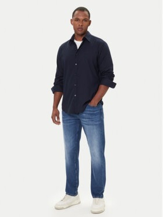 BOSS Koszula Relegant 50548959 Granatowy Regular Fit