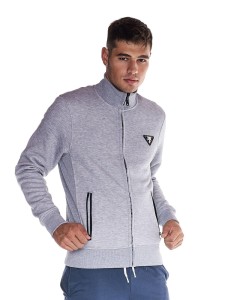 Męskie bluzy z zamkiem błyskawicznym i wysokim kołnierzem z linii Heavy Basic