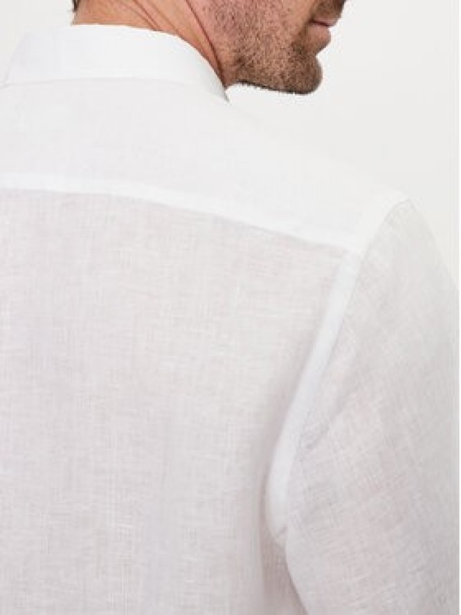 Bugatti Koszula 9450 58540A Biały Regular Fit