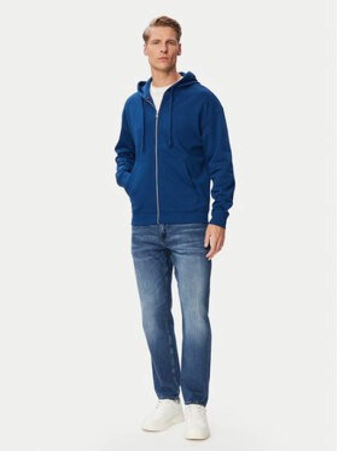 HUGO Bluza Dapozip 50548651 Niebieski Relaxed Fit