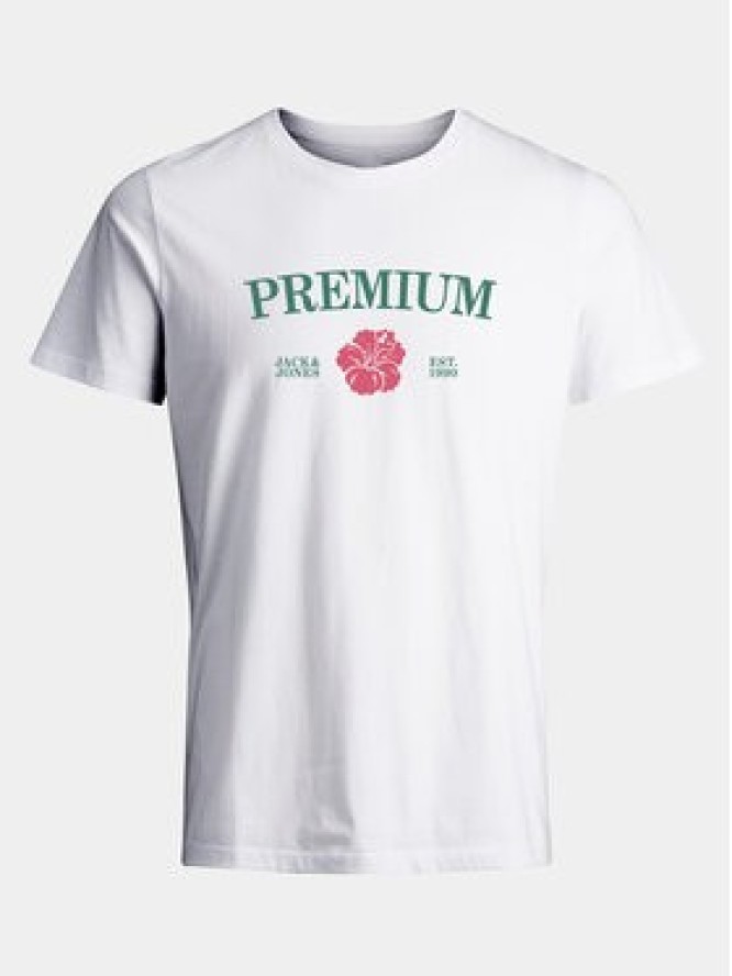 Jack & Jones T-Shirt Jprblaalfie 12259673 Biały Regular Fit