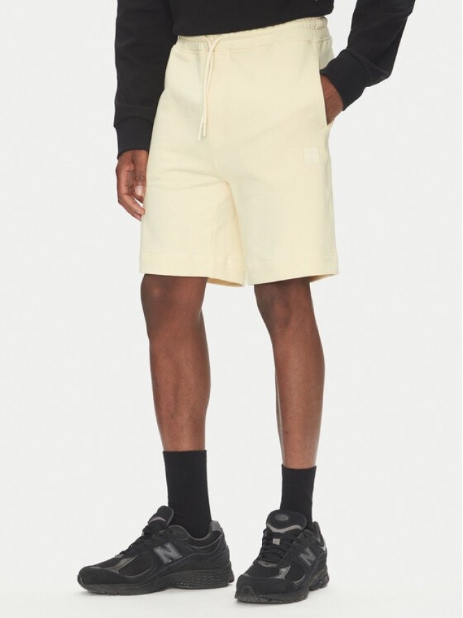 BOSS Szorty sportowe Sewalk 50511726 Żółty Regular Fit