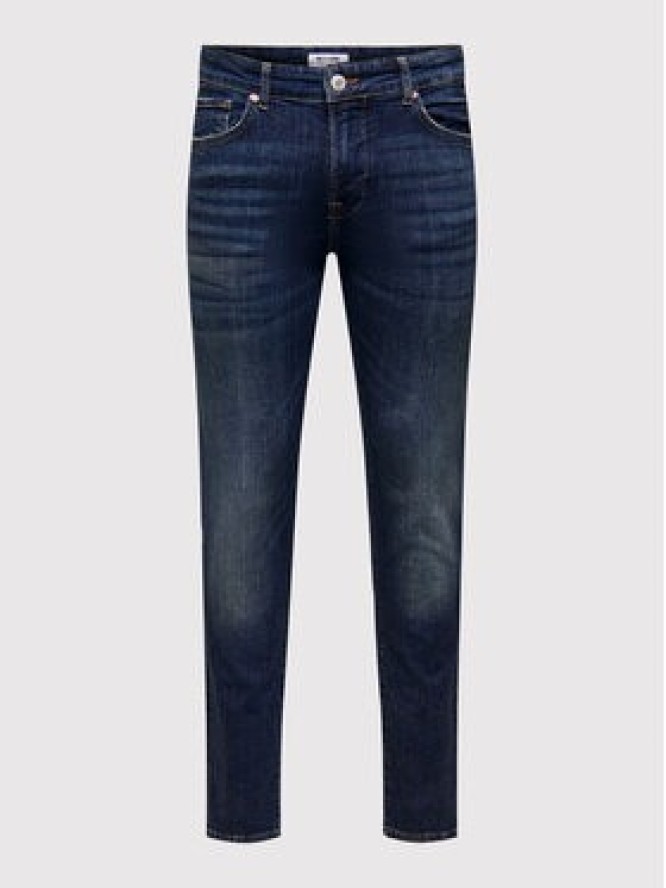 Only & Sons Jeansy Loom 22024514 Granatowy Slim Fit
