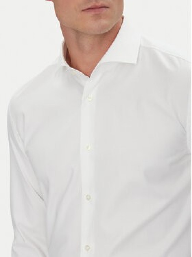 BOSS Koszula H-Hank 50538962 Biały Slim Fit