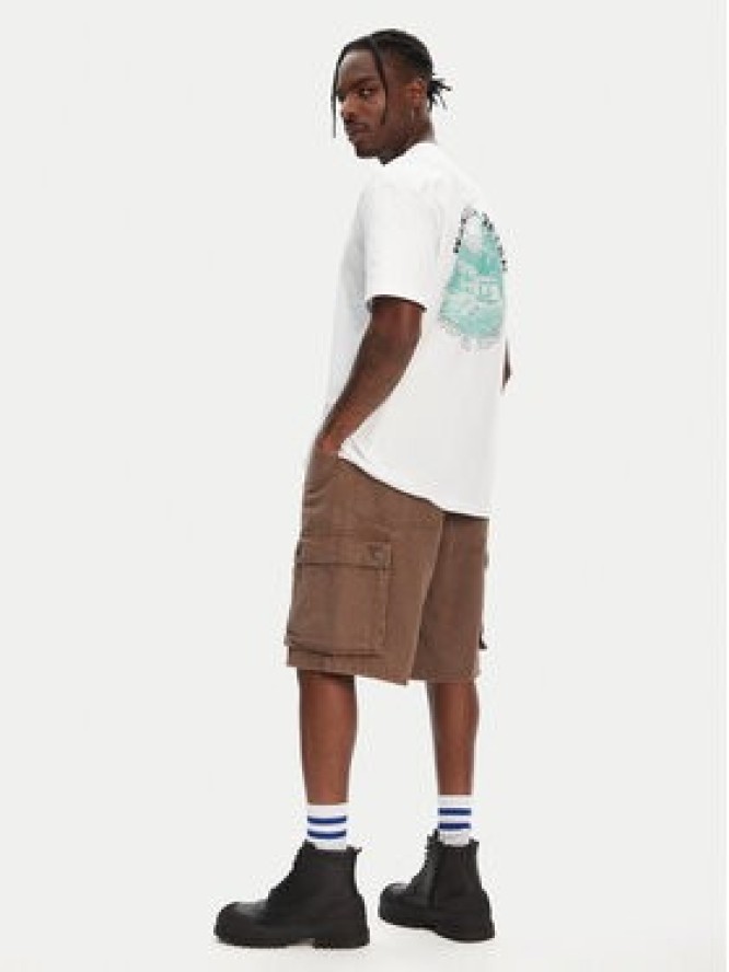 Hunter T-Shirt Rasputin HARM0057251 Biały Relaxed Fit