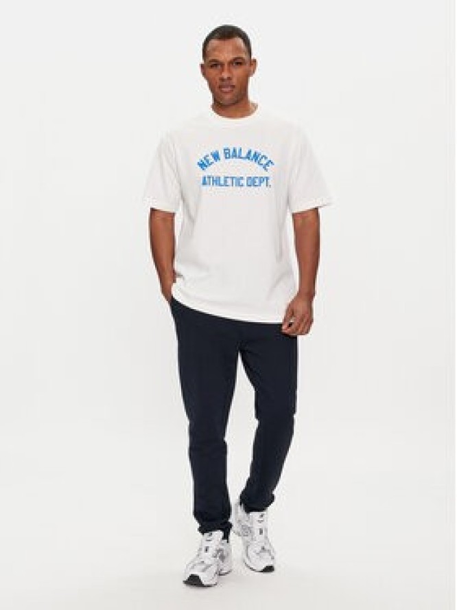 New Balance T-Shirt Greatest Hits MT41514 Biały Relaxed Fit