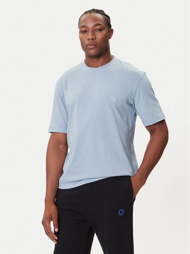 HUGO T-Shirt Niley 50519984 Błękitny Regular Fit