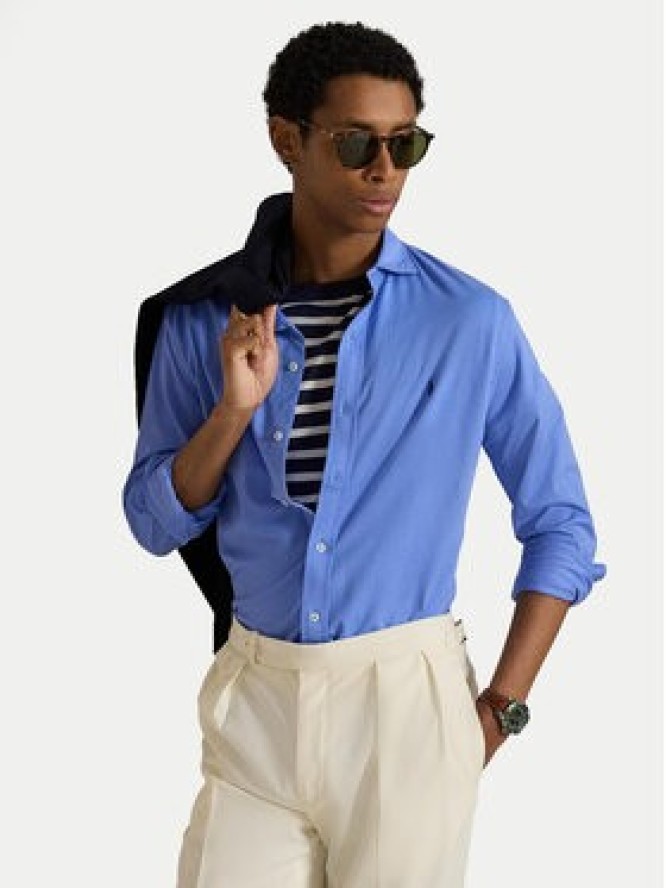 Polo Ralph Lauren Koszula 710899386004 Niebieski Slim Fit