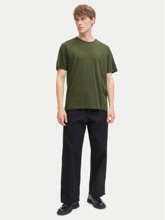 Jack & Jones T-Shirt Corp Logo 12151955 Zielony Standard Fit