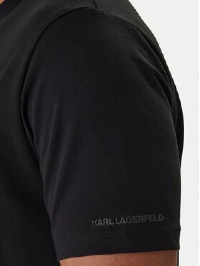 KARL LAGERFELD T-Shirt 755031 561221 Czarny Regular Fit