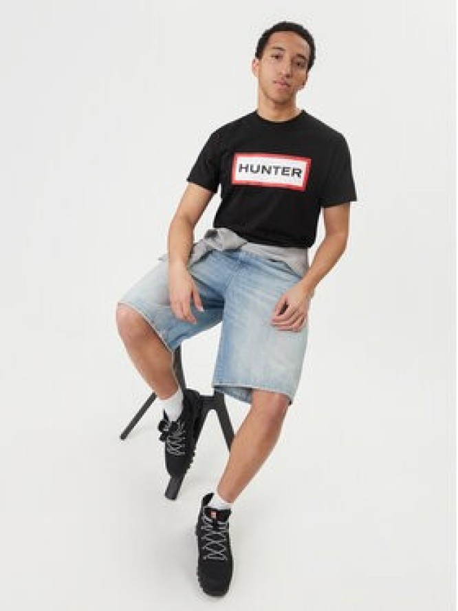 Hunter T-Shirt Halton HARM0019252 Czarny Regular Fit