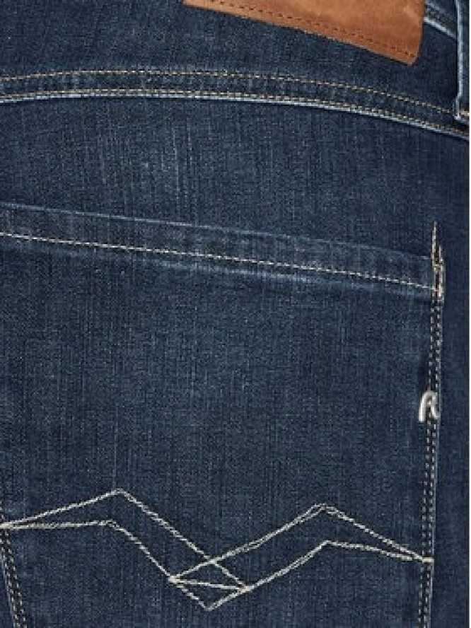Replay Jeansy M914J.000.785 Granatowy Slim Fit