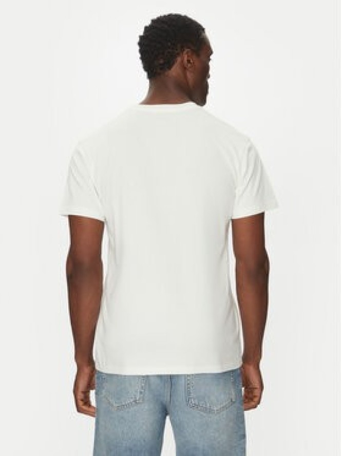 Quiksilver T-Shirt EQYZT08035 Biały Regular Fit