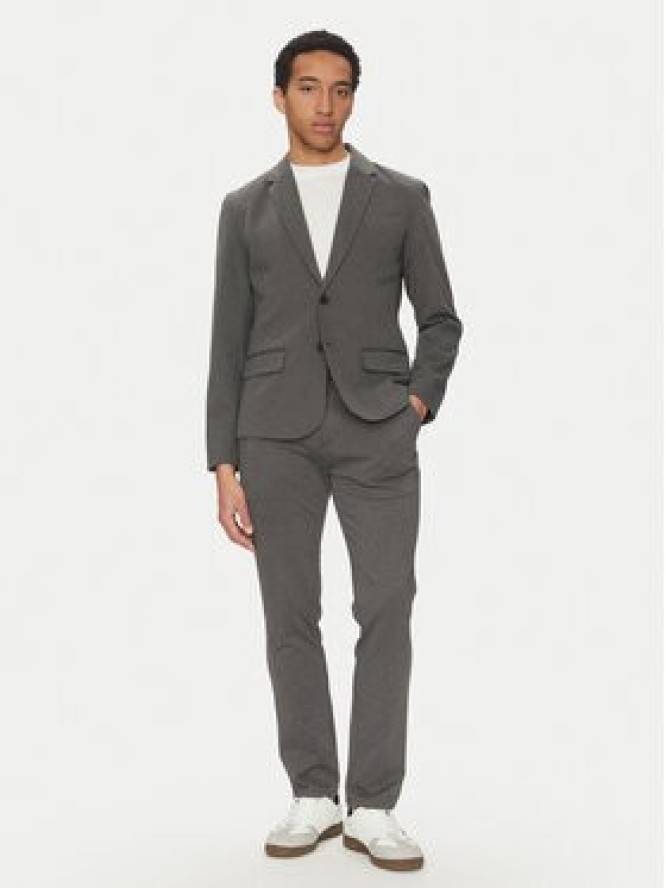 Blend Marynarka 20716657 Szary Regular Fit