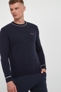 Sweter męski wełniany AERONAUTICA MILITARE