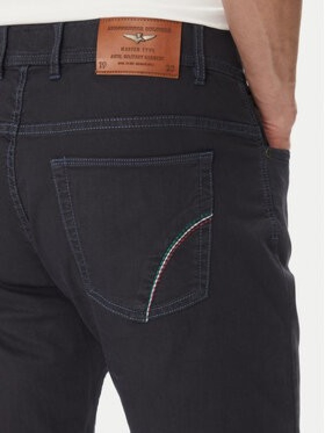 Aeronautica Militare Spodnie materiałowe 251PJ205CT3551 Granatowy Regular Fit