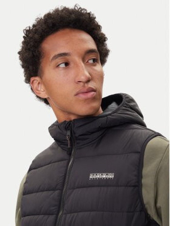 Napapijri Bezrękawnik A-Gesar V NP0A88U4 Czarny Regular Fit