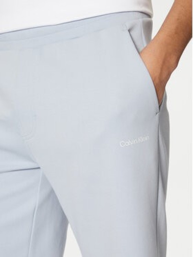 Calvin Klein Szorty sportowe Micro Logo K10K111208 Niebieski Regular Fit