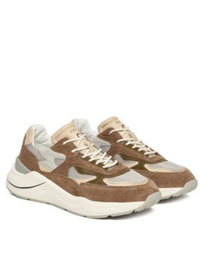 D.A.T.E. Sneakersy Fuga Mesh M431-FG-ME Beżowy
