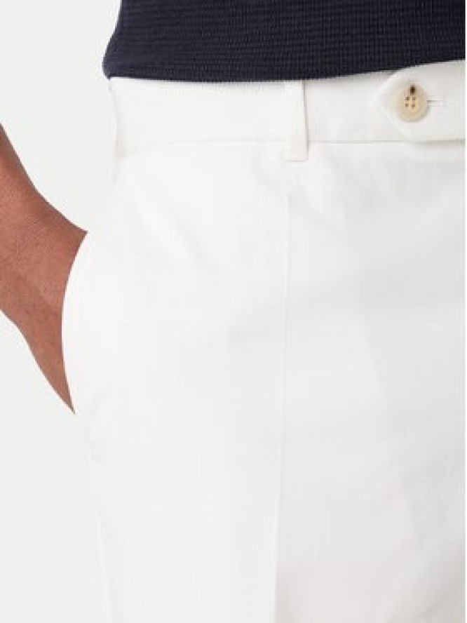 BOSS Spodnie materiałowe C-Genius 50555035 Biały Regular Fit