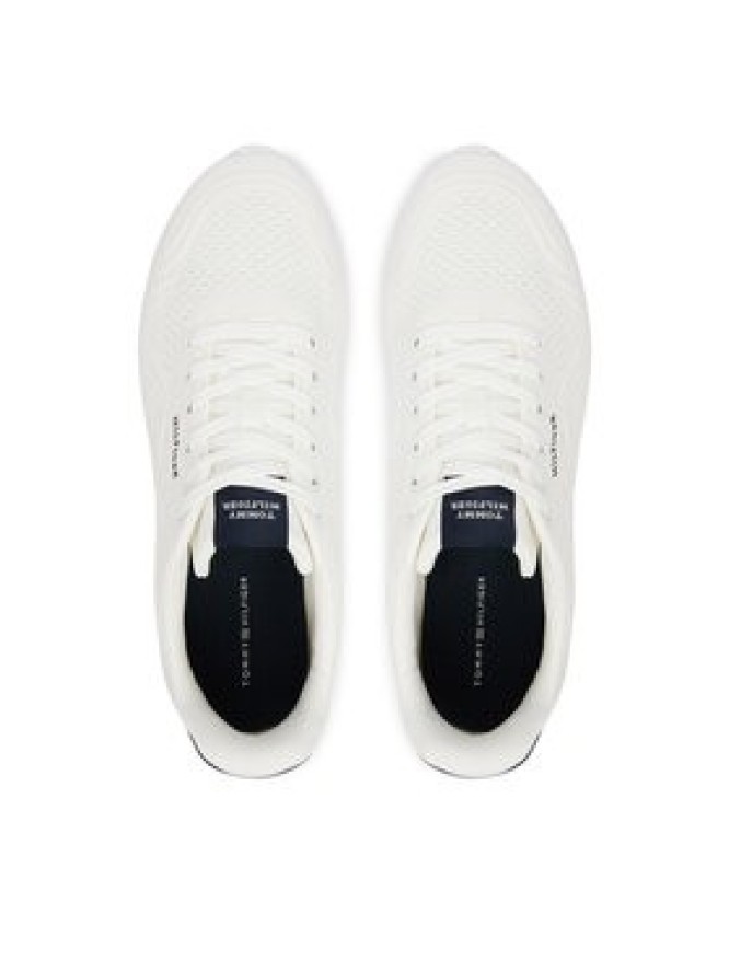Tommy Hilfiger Sneakersy Lightweight Runner Mix FM0FM05755 Biały