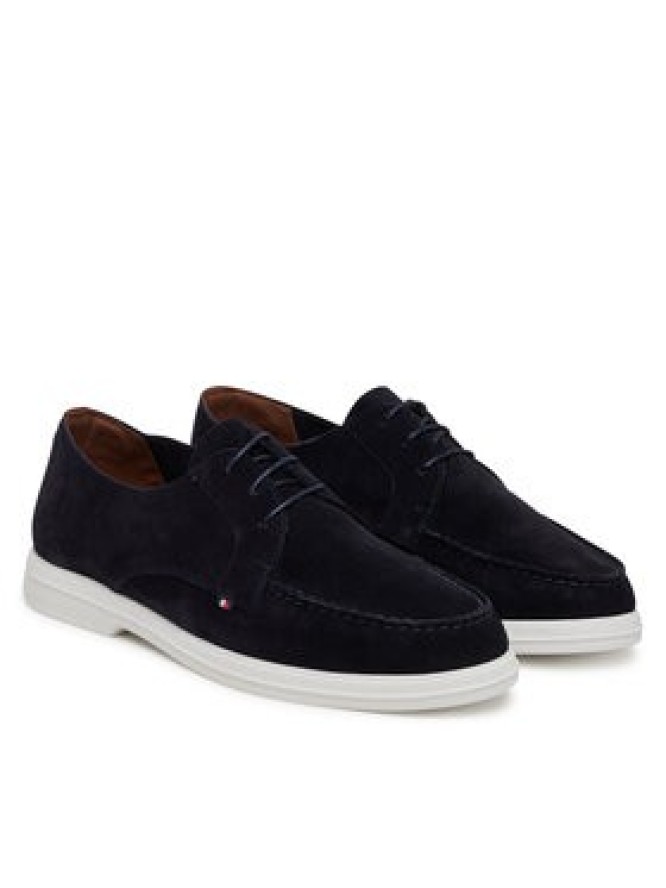 Tommy Hilfiger Mokasyny Moc T Derby FM0FM05495 Granatowy