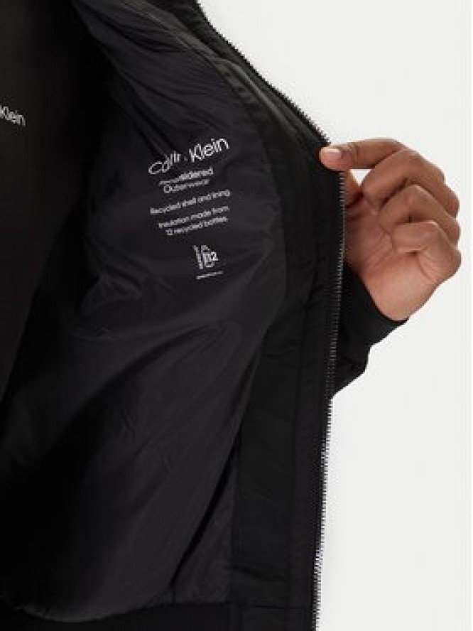 Calvin Klein Kurtka bomber Hero K10K109907 Czarny Relaxed Fit