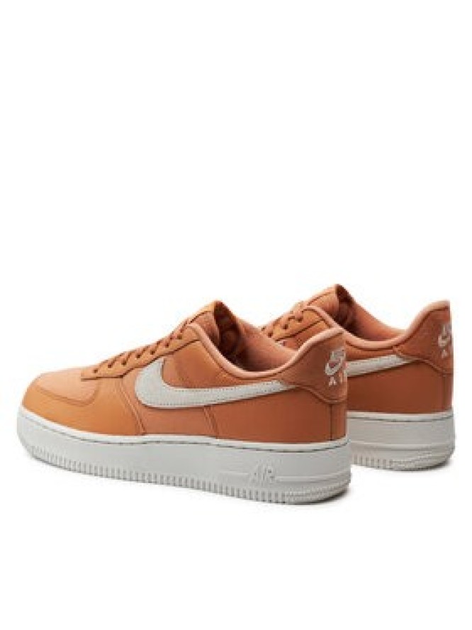 Nike Sneakersy Air Force 1 '07 Lx DV7186 200 Pomarańczowy