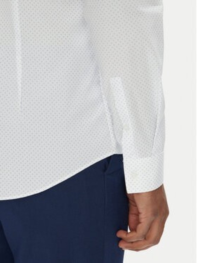 Calvin Klein Koszula K10K114299 Biały Slim Fit