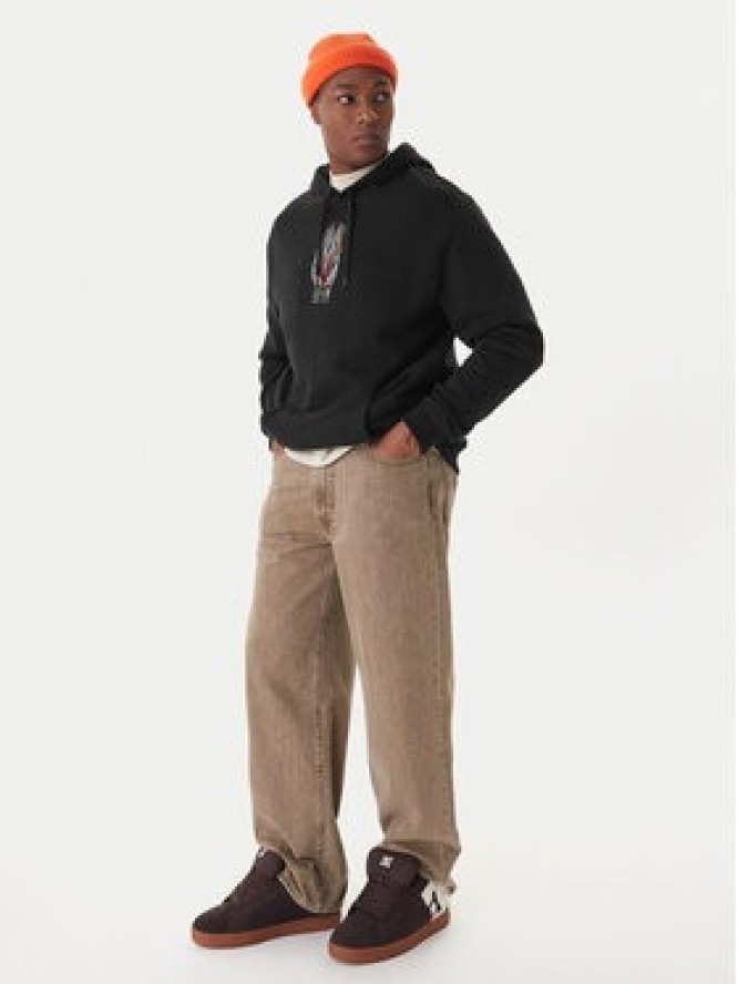 DC Shoes Bluza Burnt Out EDYSF03253 Czarny Regular Fit