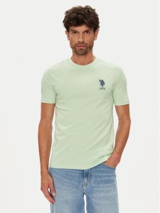 U.S. Polo Assn. T-Shirt MUP3311 Zielony Slim Fit