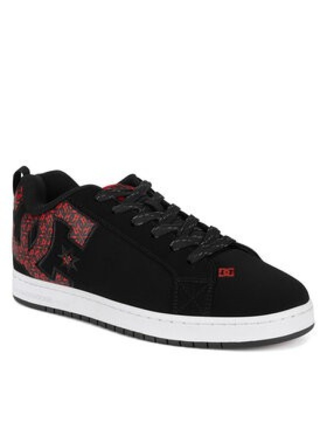 DC Shoes Sneakersy COURT GRAFFIK 300529-BW5 Czarny