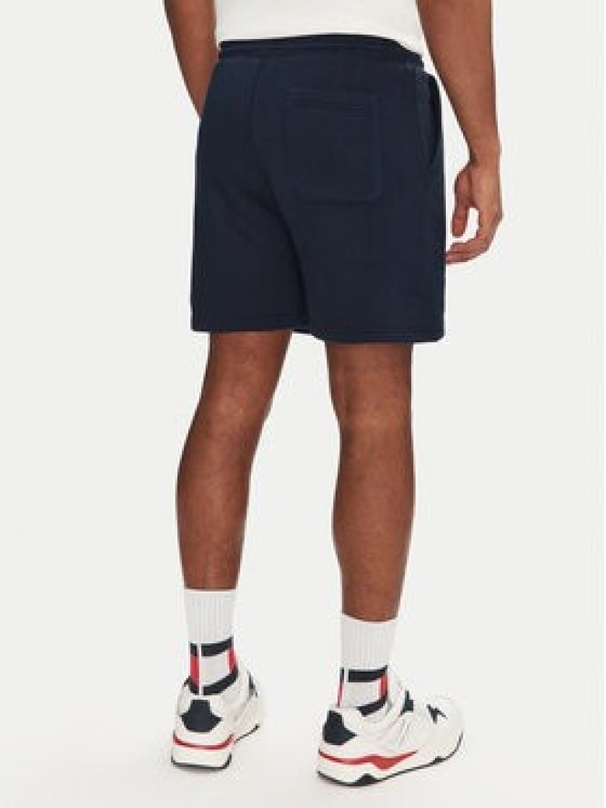 Tommy Jeans Szorty sportowe Flag Beach DM0DM21931 Granatowy Regular Fit