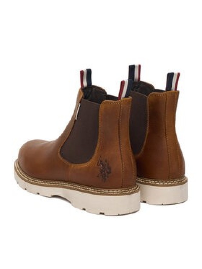 U.S. Polo Assn. Sztyblety EO-PATRIZ002M/ELE1 Brązowy