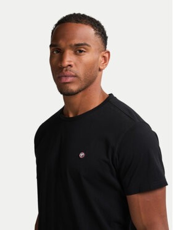 Petrol Industries T-Shirt M-ROS-TSR002 Czarny Regular Fit