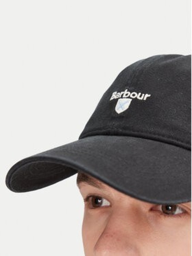 Barbour Czapka z daszkiem Cascade MHA0274BK11 Czarny