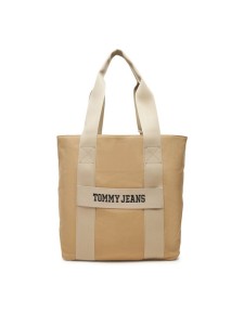 Tommy Jeans Torba Retro Cool Tote AM0AM13278 Beżowy
