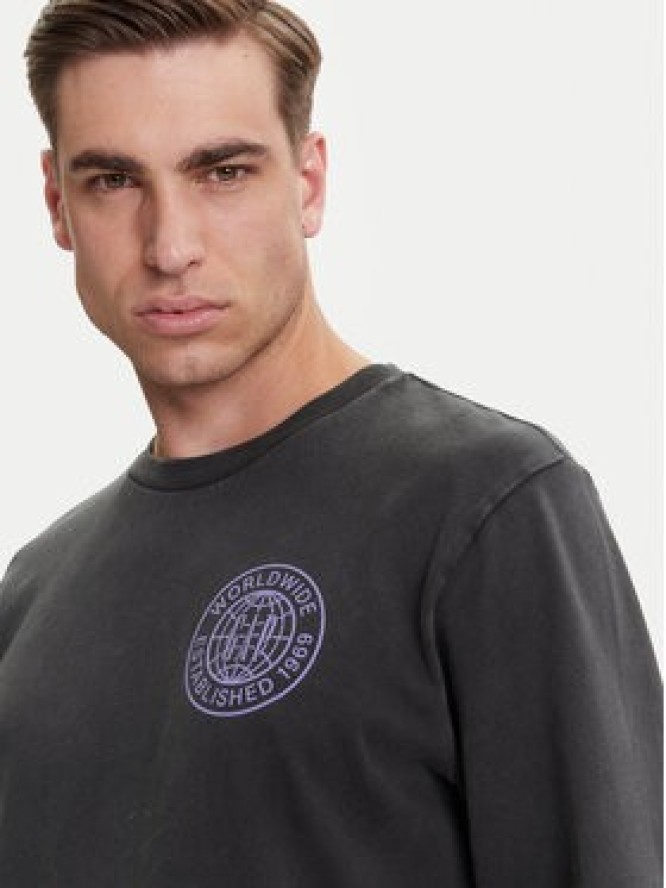 Gap Longsleeve 765034-03 Czarny Regular Fit