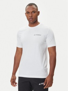 adidas T-Shirt Terrex Graphic JW3559 Biały Regular Fit