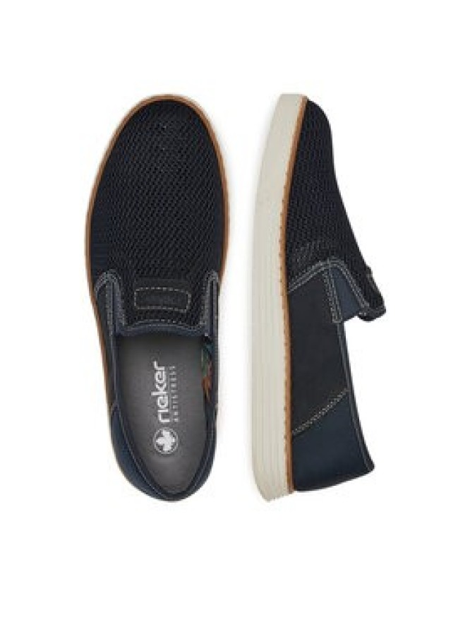 Rieker Półbuty B2267-14 Granatowy