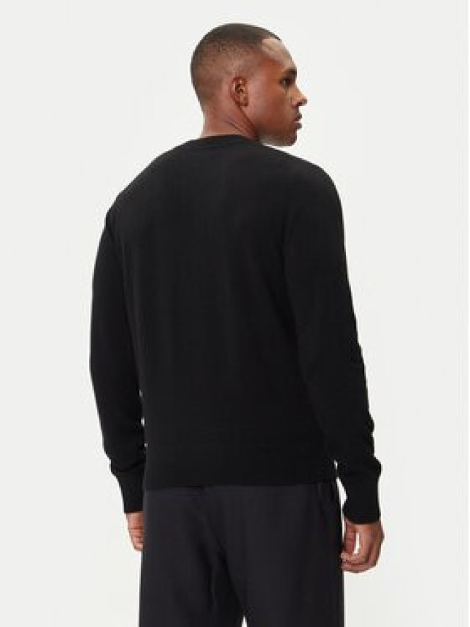 Versace Jeans Couture Sweter 79GAFM00 CMH81 Czarny Regular Fit