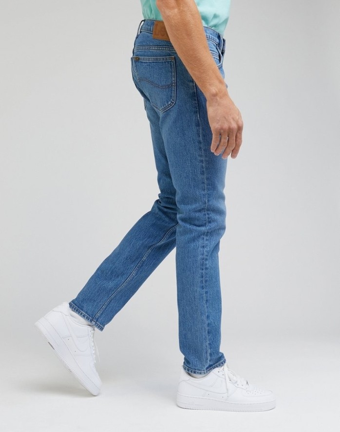 LEE RIDER MĘSKIE SPODNIE JEANSOWE JEANSY INTO THE BLUE WORN L701MWC02 112333673