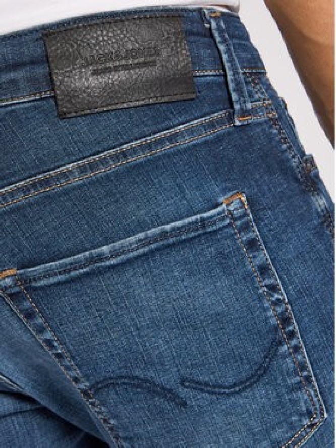 Jack & Jones Jeansy Glenn 12133074 Granatowy Slim Fit